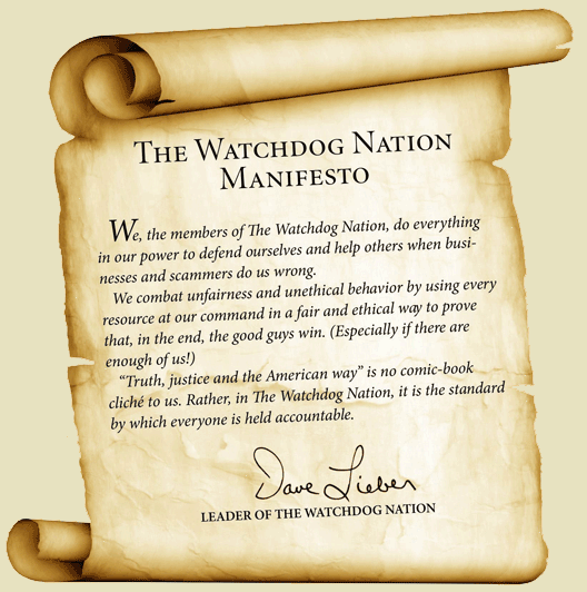 Watchdog Nation Manifesto